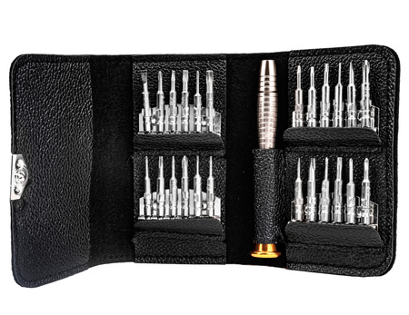 Zestaw precyzyjnych śrubokrętów GSM TEL TORX 25w1 Falon-Tech