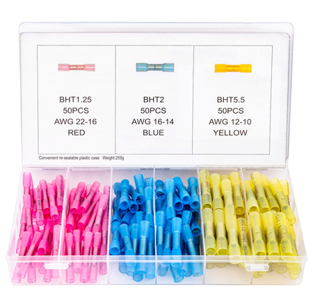 Koszulki lutownicze termokurczliwe 150 sztuk FORSAGE