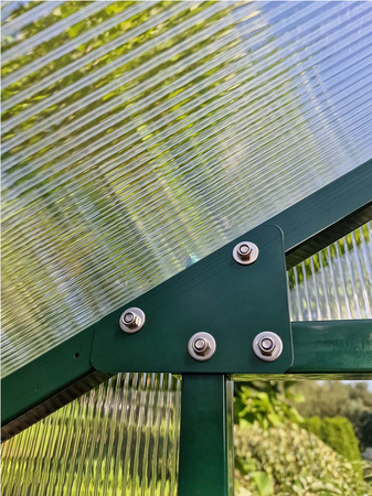 Szklarnia ogrodowa poliwęglan premium plus 300x600 18m2 kolor zielony PTF