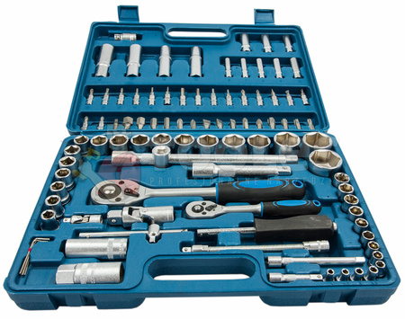 Zestaw narzędziowy klucze nasadowe bity torx 94 sztuk MASTIFF