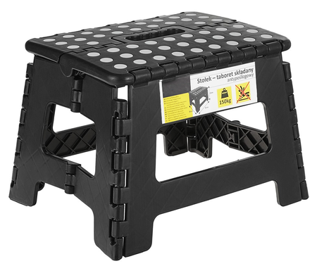 Stołek taboret warsztatowy składany uniwersalny siedzisko krzesło 150 kg GEKO