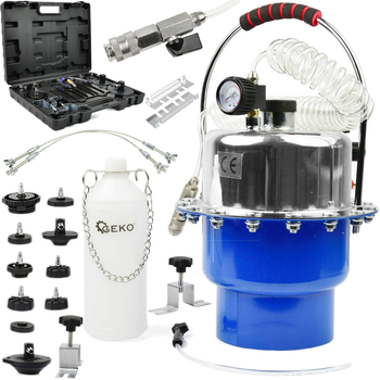 Zestaw do odpowietrzania hamulców wymiany płynu hamulcowego GEKO