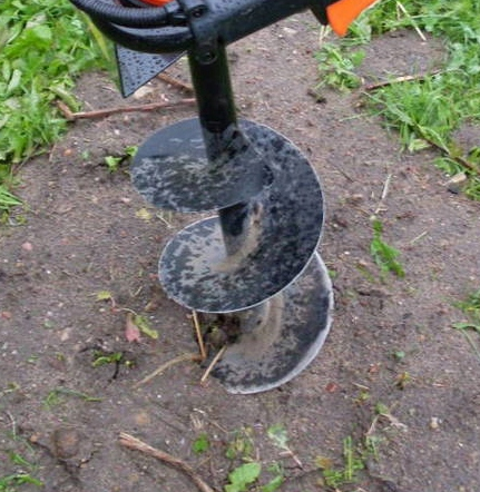 Wiertnica glebowa świder spalinowy 2-os do gleby ziemi 3 wiertła przedłużka GEKO