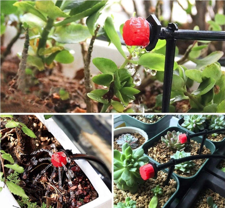 Zestaw do nawadniania kropelkowego 67 elementów + wąż 20m TOOLES