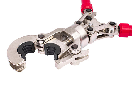 Zaciskarka Prasa Praska Hydrauliczna do rur PEX AL 8 matryc głowic SILVER