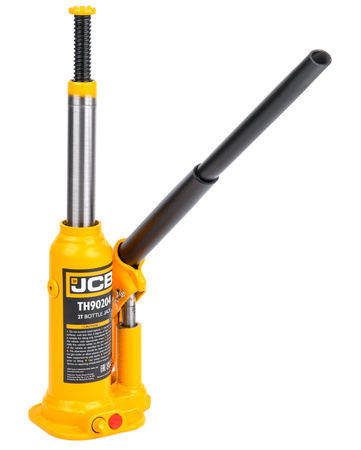 Podnośnik hydrauliczny słupkowy butelkowy maszynowy samochodowy lewarek 2T JCB