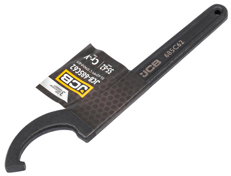 Klucz hakowy z noskiem pazurem nastawny do nakrętek 55-62 mm JCB
