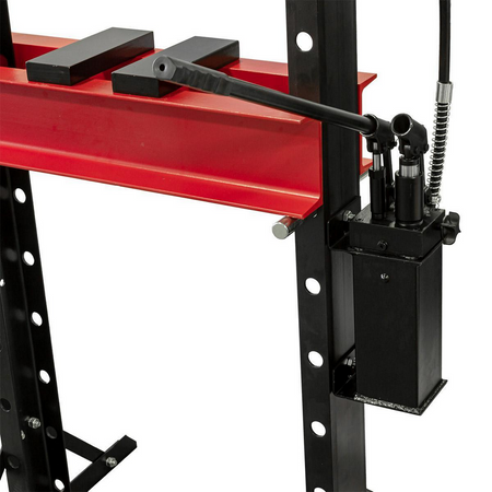 Prasa hydrauliczna warsztatowa podłogowa 2- stopniowa 30T napęd FORSAGE