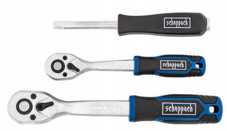 Zestaw narzędziowy warsztatowy klucze nasadowe nasadki torx Cr-V 108el SCHEPPACH