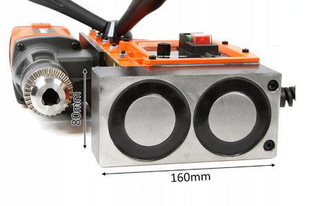 Wiertarka magnetyczna stołowa gwinciarka magnesowa 11500N 1480w MAR-POL