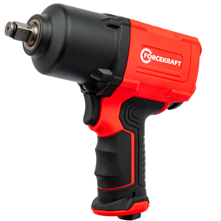Klucz pneumatyczny udarowy kompozytowy 1/2" 1450Nm + akcesoria FORCEKRAFT