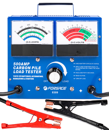 Tester miernik diagnostyczny do akumulatorów 500A 12V FORSAGE