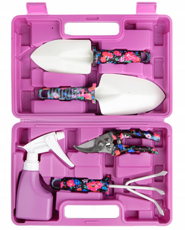 Zestaw narzędzi ogrodnicznych 5szt. walizka TellyTools TRADE HOUSE