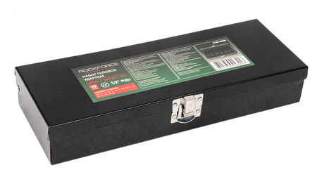 Nasadki udarowe klucze nasadowe krótkie 1/2" 10-32 mm zestaw walizka 15el FORSAGE