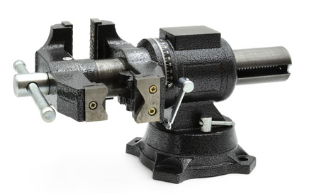 Imadło ślusarskie obrotowe hartowane 100mm 360 stopni GEKO