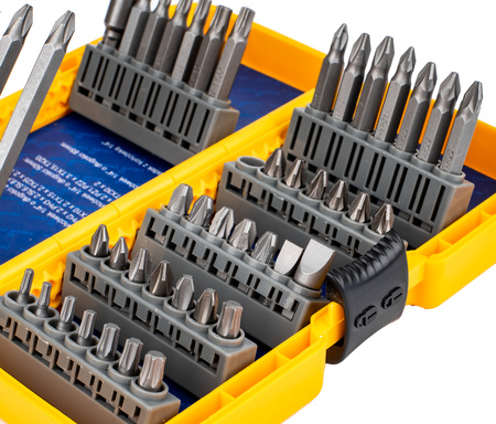 Zestaw bitów bity końcówki do wkrętarki w etui PH PZ torx imbus SL 45el FALON-TECH