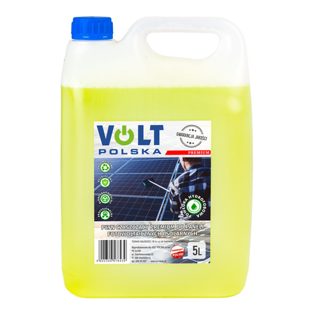 Płyn do mycia paneli solarnych i instalacji fotowoltaicznych PREMIUM 5L VOLT POLSKA