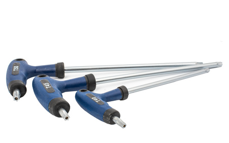 Klucze TORX wkrętaki z otworem TYP T 9 sztuk SILVER