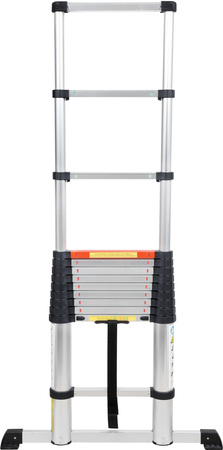 Teleskopowa drabina aluminiowa 3,8m 13 stopni automatycznie składana YATO