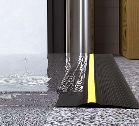 Uszczelka garażowa progowa do bramy garażowej 12 x 86 mm 3m++ FALON-TECH