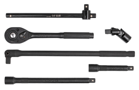 Klucze nasadowe nasadki grzechotka zestaw 1/2" 25el 8-32 mm walizka metalowa ROCKFORCE