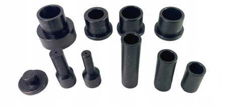 Prasa mobilna pneumatyczna hydrauliczna do sworzni mocna solidna 75T FORSAGE