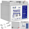 Akumulator bateria litowa LiFePO4 12,8V 12V 50Ah (50A) BMS lekki 6kg VOLT POLSKA