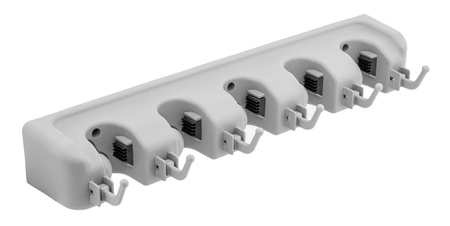 Wieszak Uchwyt na narzędzia miotły mop grabie uniwersalny 5+6