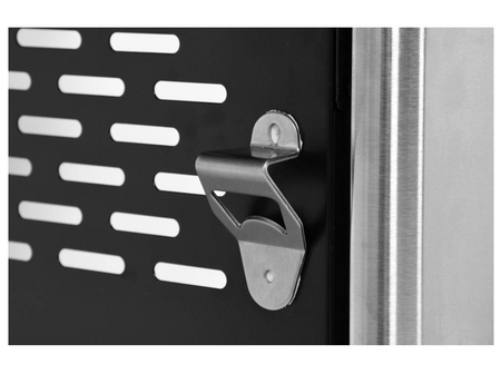 Grill ogrodowy gazowy 3+1 szafka pokrywa inox stal nierdzewna 11,2 KW YATO