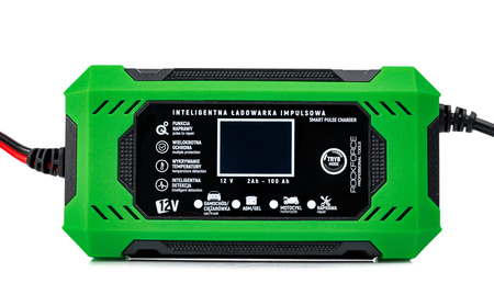 Mocny prostownik do akumulatora lcd 12v 6a funkcja naprawy ładowarka