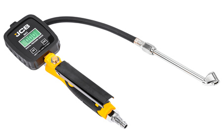 Pistolet do pompowania kół cyfrowy manometr LCD pompka samochodowa 0-14 bar JCB