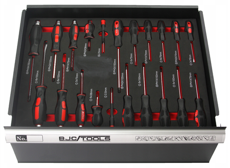 Profesjonalna Szafka Narzędziowa Wózek Warsztatowy 7 szuflad 298 el BJC