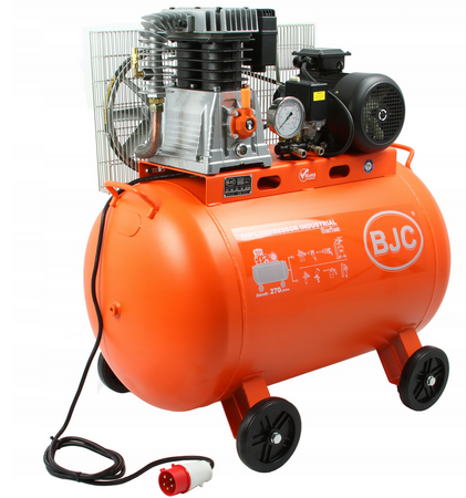 Kompresor olejowy sprężarka 270l profesjonalny 11bar 820l/min 4kW 5,5KM BJC