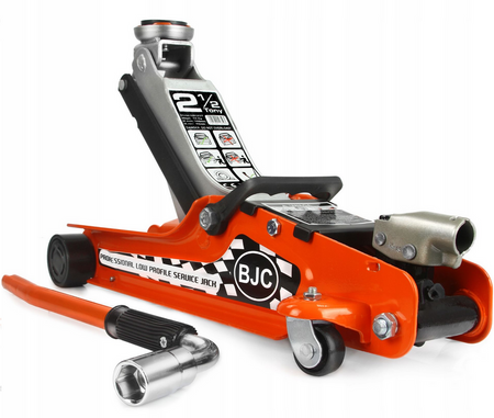 Podnośnik samochodowy niskoprofilowy lewarek żaba walizka 2,5 T BJC