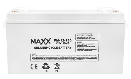 Akumulator żelowy DEEP CYCLE MAXX 150Ah 12V