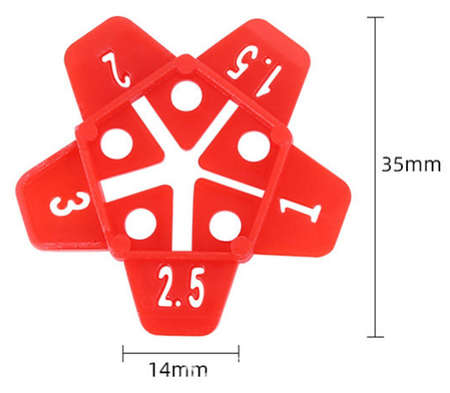 Uniwersalne krzyżyki gwiazdki dystansowe 50 szt. SILVER