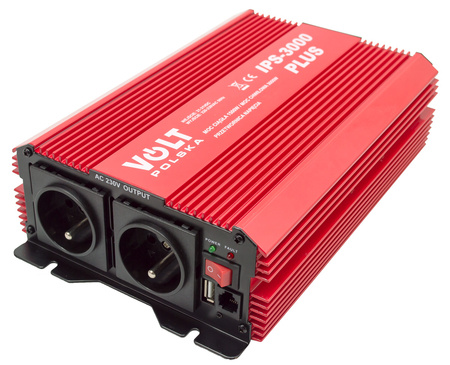 Przetwornica napięcia prądu IPS-3000 PLUS (24V/230V/3000W) PILOT VOLT POLSKA
