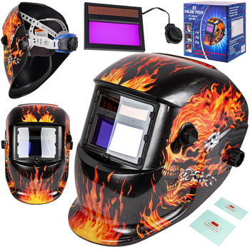 Maska spawalnicza przyłbica samościemniająca Czaszka FALON-TECH