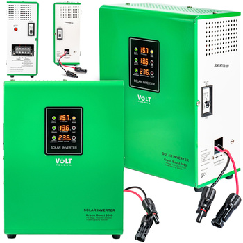 Przetwornica solarna GREEN BOOST 3000 do grzałki bojler grzania wody zasilanie z paneli VOLT POLSKA