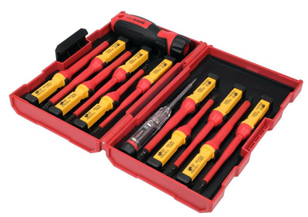 Zestaw wkrętaków izolowanych VDE 13el próbnik YT-28295 YATO