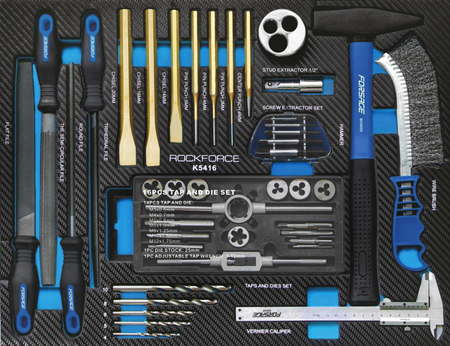 Szafka warsztatowa wózek narzędziowy z wyposażeniem klucze nasadowe 274 el. FORSAGE