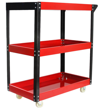 Warsztatowy wózek narzędziowy 3 półki SILVER