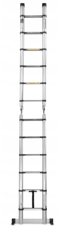 Drabina teleskopowa przegubowa aluminiowa 5m 150kg GEKO