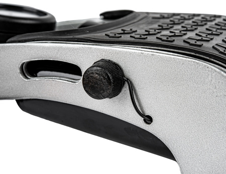 Pompka nożna dwutłokowa z manometrem + adaptery MAR-POL