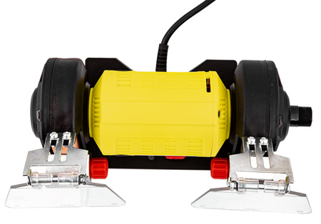 Szlifierka stołowa 120W wraz z multiszlifierką z wałkiem giętkim i zestawem akcesoriów WMC