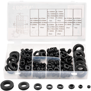 Zestaw przelotek gumowych 180szt FALON-TECH