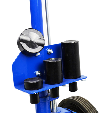 Podnośnik hydrauliczno pneumatyczny mocny lewarek 35T TIR żaba 257-627 mm GEKO