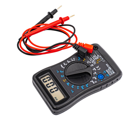 Zestaw narzędziowy dla elektryka klucze miernik prądu 34el. WMC