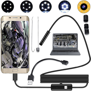 Endoskop kamera inspekcyjna USB LED 2 m (Windows, Android) GEKO
