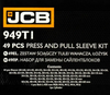 Ściągacz tulei i łożysk wahacza adaptery prasy 49el JCB